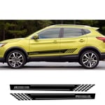 JzyhNzd pour Nissan Rogue, 2 pièces Autocollant de Voiture Vinyle Film Auto Jupe latérale décalcomanies Sport