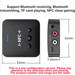 2023 Uusi NFC Bluetooth 5.0 -vastaanotin lähetin FM 3.5mmAUX RCA Optinen USB TF 3 in 1 Bluetooth Audio Adapter Computer Universal