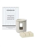 Stoneglow Modern Classics Ceramic Wax Melter Set - Pomegranate & Spiced Woods