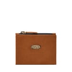 Fossil Andrew Étui Portefeuille Minimaliste en Cuir avec Fermeture éclair pour Homme 10,2 x 0,6 x 7,6 cm (L x l x H)