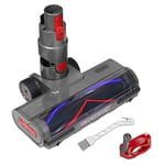 suzao Brosse pour Dyson V7 V8 V10 V11 V15 sv10 sv12 sv14 sv15 Tete, Accessoire pour Dyson avec 4 LED,Verrouillage de la Gâchette, Pièces de Rechange pour Moquette, Parquets