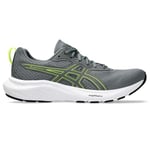 Asics Men's Gel-Contend 9 Sneaker, Steel Grey Safety Yellow, 7.5 UK