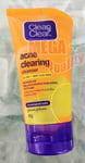 CLEAN and CLEAR Acne Clearing Gel Cleanser Oil Free Reduce Pimple 40ml