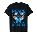 Peace Love Cure Diabetes T-Shirt