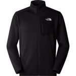 The North Face Mens Crest Full Zip (Svart (TNF BLACK) Large)