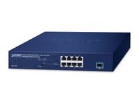 Planet 8-Port 10/100/1000/2500T +, Uhåndtert, 2.5G Ethernet (100/1000/2500), Rack-Montering