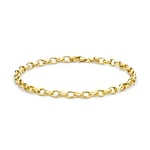 Carissima Gold - Maille Jaseron Bracelet Femme - 9 cts Or 375/1000 Or Jaune