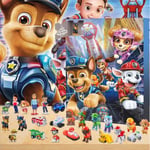 Paw Patrol Adventskalender 2023, 24 Leksaker Nedräkning