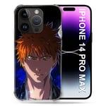 Coque pour Iphone 14 Pro Plus (6.7) Manga Bleach Ichigo