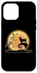 Coque pour iPhone 12 Pro Max Jack Russell Terrier Chien Effrayant Lune Drôle Halloween