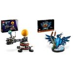 LEGO Technic La Planète Terre et la Lune en Orbite, Jouet de Construction Créatif & Icons Le Martin-pêcheur, Kit de Maquette pour Adultes Amoureux des Oiseaux et de l'Ornithologie, Idée Cadeau