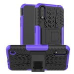 Samsung Galaxy A01      Heavy Duty Case    Purple