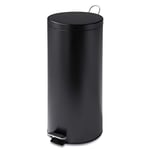 Honey-Can-Do 30l Round Black Matte can with Bucket, 30-Liter 8-Gal