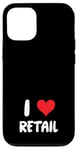 Coque pour iPhone 12/12 Pro I Love Retail - Vente en magasin de vêtements de caissier