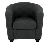 Fauteuil cabriolet THEO tissu Love anthracite