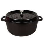 Masterpan Non-Stick Dutch Oven Casserole Dish with Lid 28cm / 6.6L | Induction Ready Casserole Dishes with Lids Oven Proof | Oven Dish, Casserole Pot, Stew Pot, Dutch Oven for Bread Making, Dutch Pot