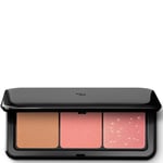 KIKO Milano Multi Finish Trio Blush & Bronzer Palette 7g (Various Shades) - 01 Coral