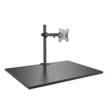 Single Display Bracket with Pole and Desk Clamp