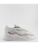 Puma RS-X Puzzle Mens White Lace Up Trainers 371570 03 - Size UK 4