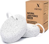 NIMXY  Pumice  Stone  for  Feet  and  Hands  2  Pcs –  Foot  Scrubber  for  Dead