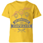 T-Shirt Enfant Quidditch à Poudlard - Harry Potter - Jaune - 9-10 ans