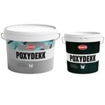 Epoxymaling Gjøco Poxydekk Del 1 + 2 Valgfri farge 9 liter