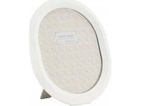 Ferretti Oval Ram Med Stuckatur, 25 X 30 Cm