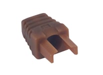 MCL - RJ-45M6/M-50 - Sachet de 50 manchons 6mm pour connecteur RJ45 - Marron