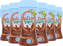 Options Vegan Belgian Hot Chocolate Drink (Multipack of 6 x 200 g Jars)