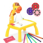 Ensemble de table de dessin électrique, projecteur hologramme, girafe, 12 cou...