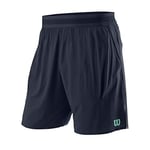 Wilson Homme Short, KAOS MIRAGE 7 SHORT, Nylon/Spandex, Bleu-Gris (Outer Space), Taille L, WRA789001LG