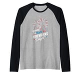 Fireworks Director Ignite The Night With Fireworks Delight Raglan Baseball Tee