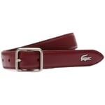 Ceinture Lacoste  Ceinture réversible  ref 51649 H61 Rouge/Orange