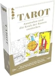 Tarot : coloriez et découvrez la puissance des cartes : le célèbre Tarot Rider Waite au monde. 78 cartes et livret d'accompagnement de 96 pages sur la signification des cartes et les systèmes de ponte