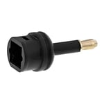 Tnb - TNB Adaptateur Toslink F/Jack Optique 3.5 M - Noir