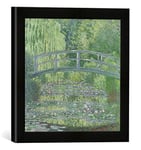Kunst für Alle 'Encadré Image de Claude Monet The Water Lily Pond : Green Harmony, 1899, d'art dans Le Cadre de Main de qualité Photos, 30 x 30 cm, Noir Mat