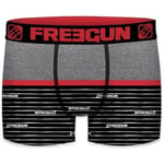 Boxers Freegun  Boxer Garçon Microfibre WAVE2 Gris Rouge