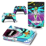 Autocollant Stickers de Protection pour Console Sony PS5 Edition Standard - - Fortnite (TN-PS5Disk-4282)