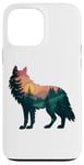 Coque pour iPhone 13 Pro Max Loup Randonnée Chasse Plein Air Camping Forêt Homme Femme Loup