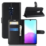 Huawei Mate 20      Pu Wallet Case    [Black]