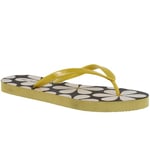 Regatta Womens Orla Kiely Cushioned Flip Flops - Passion Flower - 6 UK