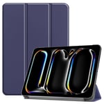 Etui coque Smartcover bleu Apple iPad Air 13 2024 M2 - Housse Pochette bleue protection iPad Air 13 pouces 2024 A2898 / A2899 / A2900 / A2903 (iPad Air 6 13) - Neuf