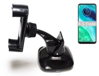 Car holder windshield dashboard for Motorola G8 Smartphone mount bracket