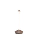 Zafferano Pina Pro Corten - Lampe de Table À LED H29cm