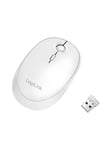 LogiLink Wireless & Bluetooth dual mouse 2.4 GHz 800/1200/1600 dpi Valkoinen - Hiiri - Optinen - Valkoinen