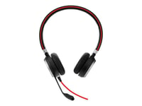 Jabra Evolve 40 UC stereo - Micro-casque - sur-oreille - filaire - jack 3,5mm