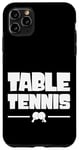 Coque pour iPhone 11 Pro Max Raquette de tennis de table professionnelle