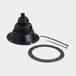 Attwood Tätningsbälg båt Universal Black Rubber Motor Well Boot Kit, 4", Ø127 mm