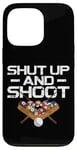 iPhone 13 Pro Billiards Pool Player Ball Vintage Shut Up And Shoot Case