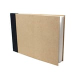 Artway Enviro - Carnet à dessin à reliure rigide - papier cartouche 100 % recyclé - couverture en fibres de bois - 170 g/m² - 96 pages - A4 paysage